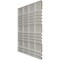 Ekena Millwork 19 5/8in. W x 19 5/8in. H Stacked EnduraWall Decorative 3D Wall Panel Covers 2.67 Sq. Ft. WP20X20SDCDB - alternate 2